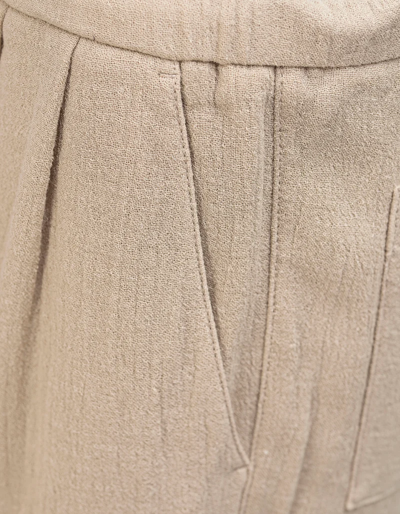 Wide Leg Hose Relaxed Wool