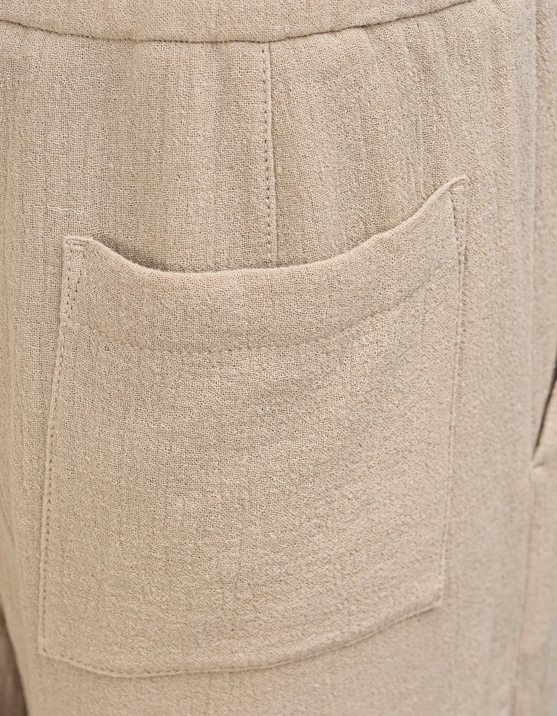 Wide Leg Hose Relaxed Wool