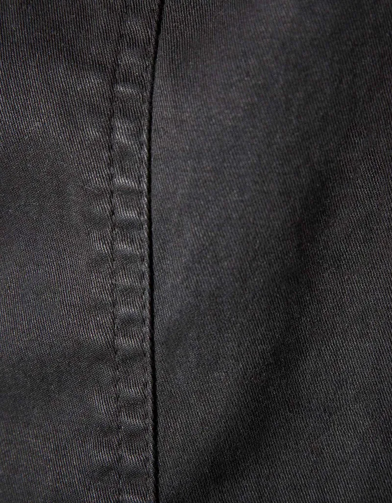 Cropped Hose Mixed Media mit elastischem Bund