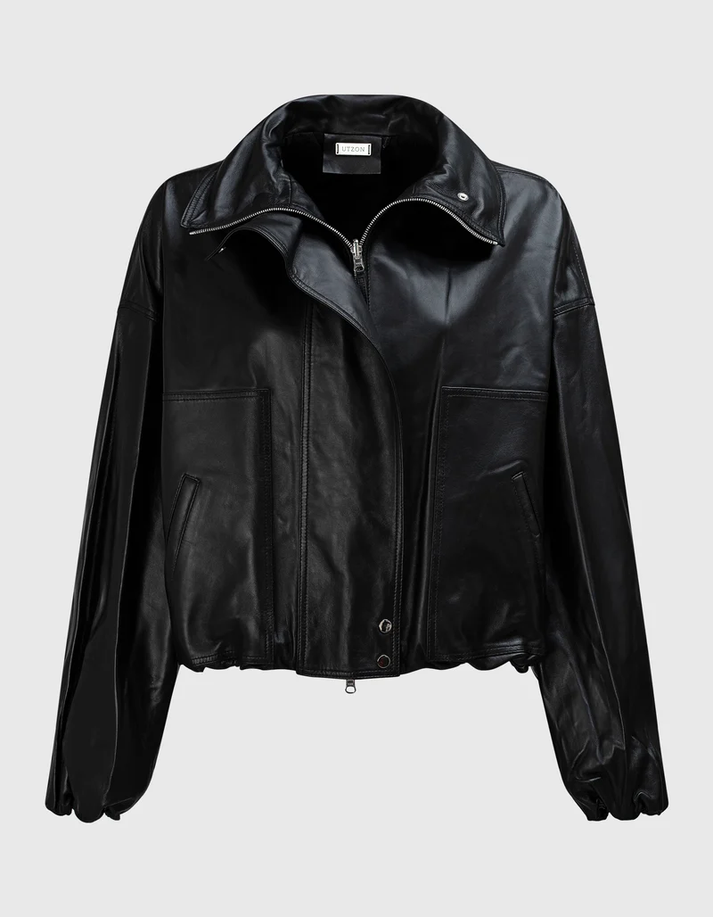 Lammleder-Bomberjacke Jade