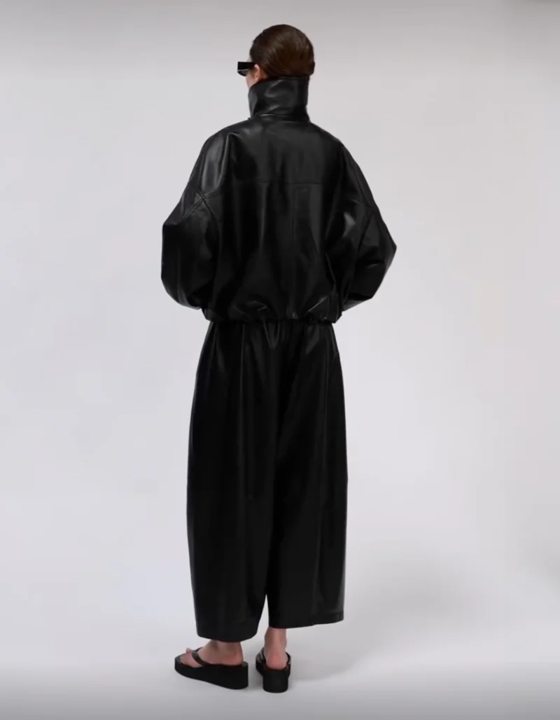 Lammleder-Bomberjacke Jade