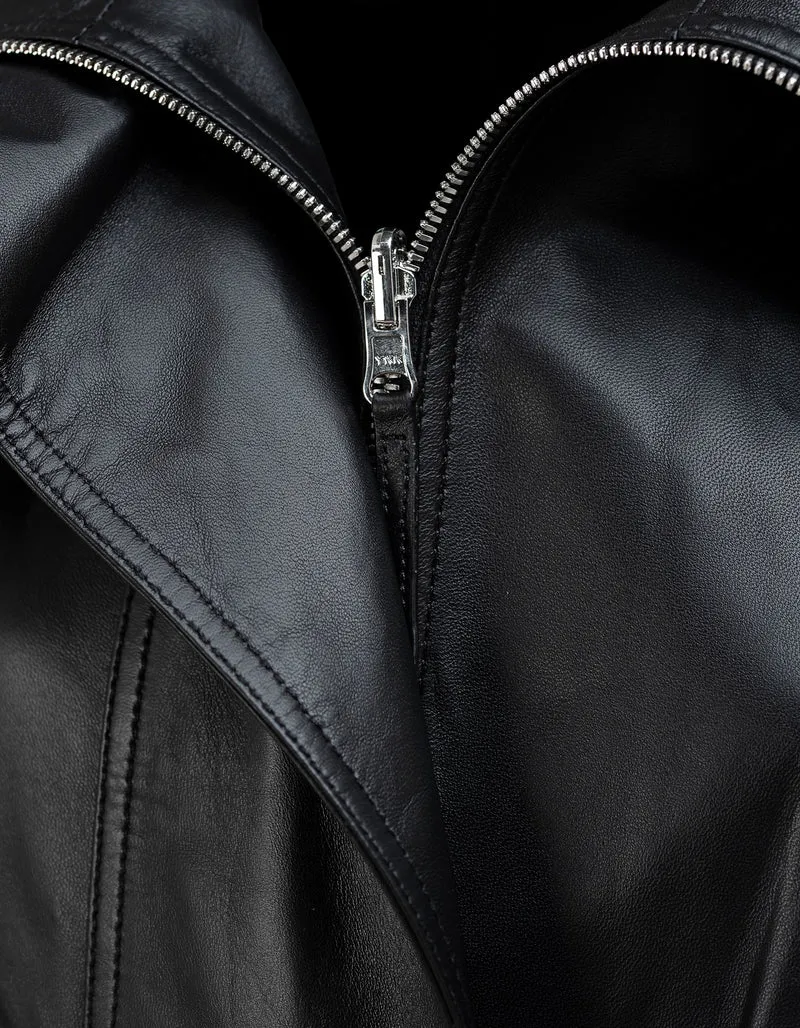 Lammleder-Bomberjacke Jade