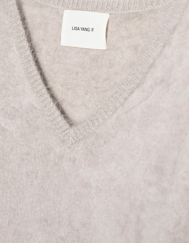 Oversize Fuzzy Kaschmir-Pullover Margareta