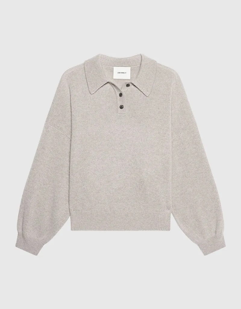Kaschmir Pullover Etta mit Polokragen