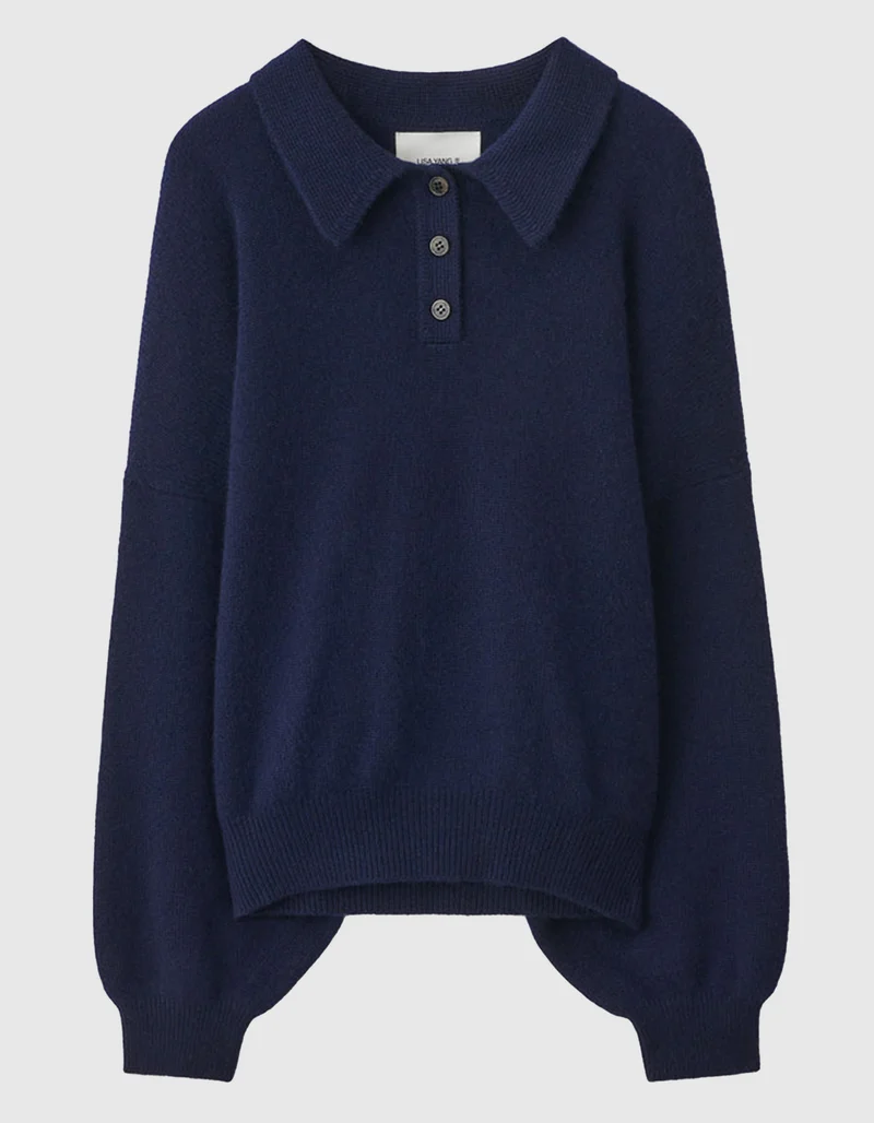 Kaschmir Pullover Etta mit Polokragen