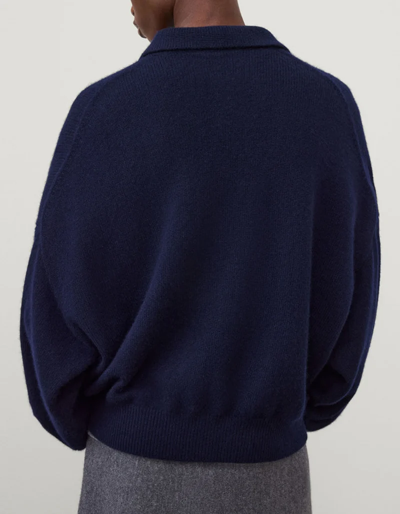 Kaschmir Pullover Etta mit Polokragen