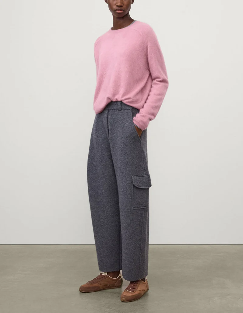Fuzzy Kaschmir-Pullover Lexia