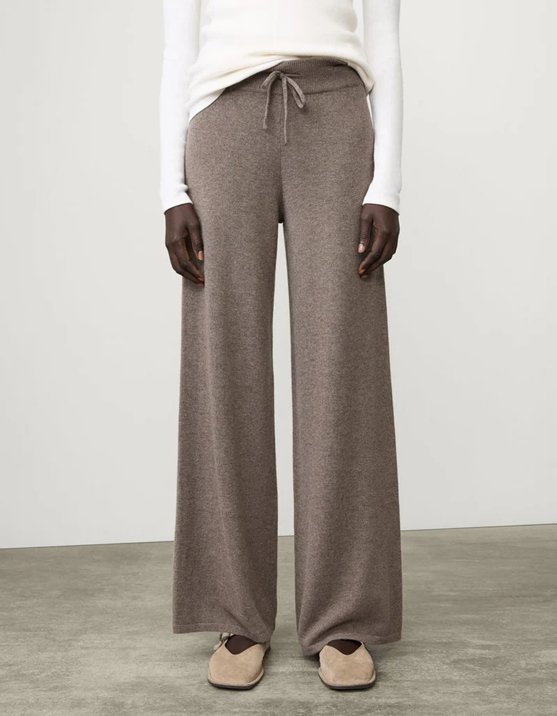 Wide-Leg Kaschmir-Hose Sofi