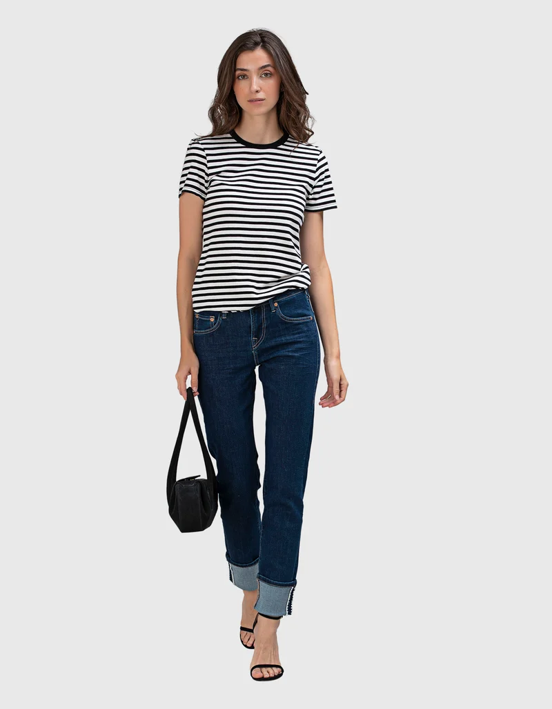Gestreiftes T-Shirt Lana