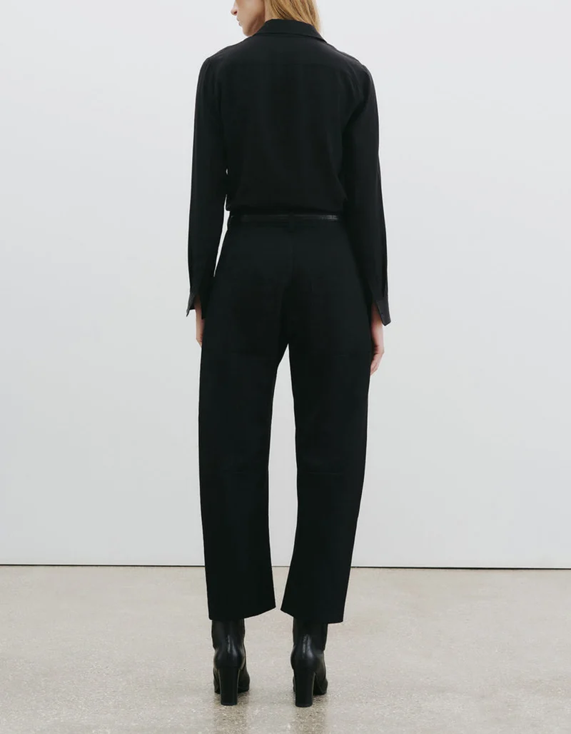 Mid-Rise Barrel-Leg Hose Shon Wool