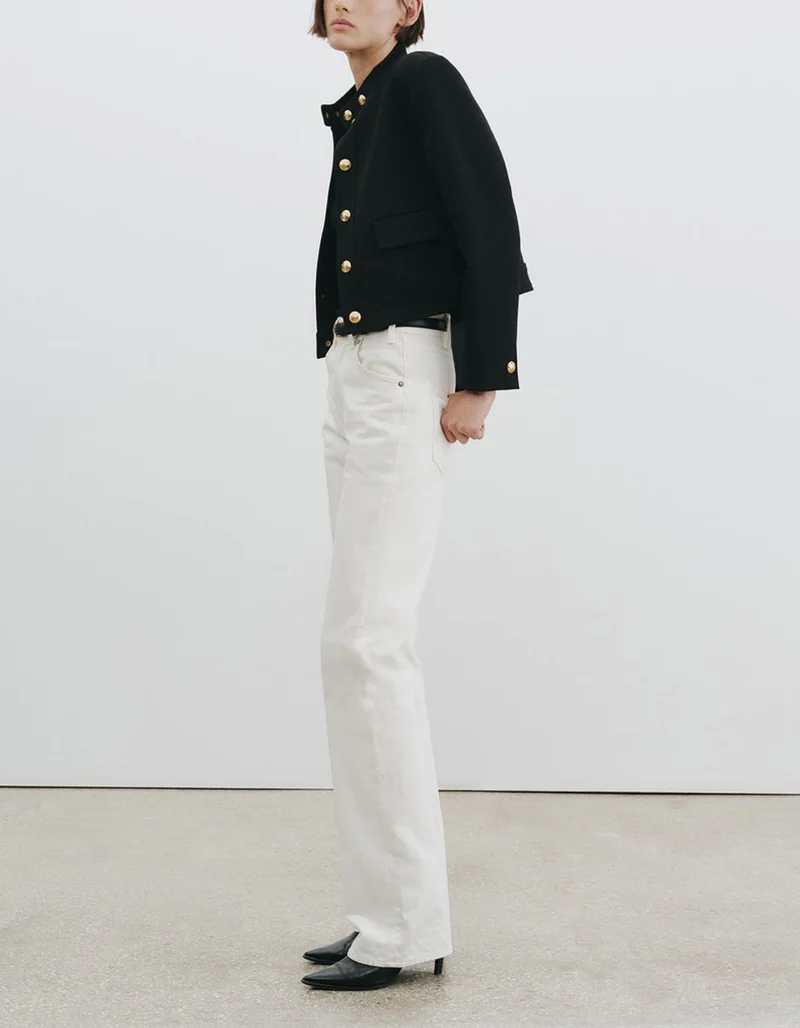 Cropped Woll-Jacke Hadley