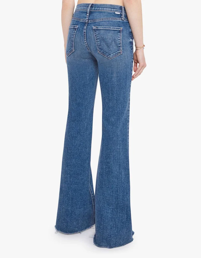 Flared-Leg Jeans The Doozy Sneak Fray
