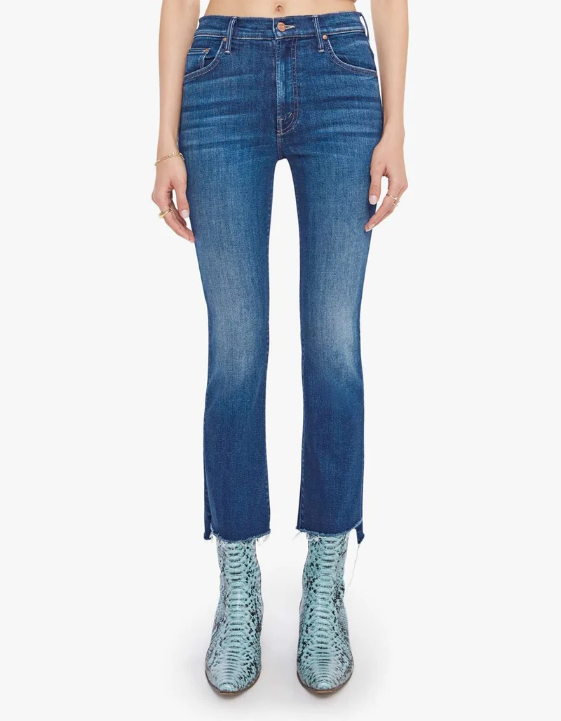 High-Waisted Bootcut-Jeans The Insider Crop