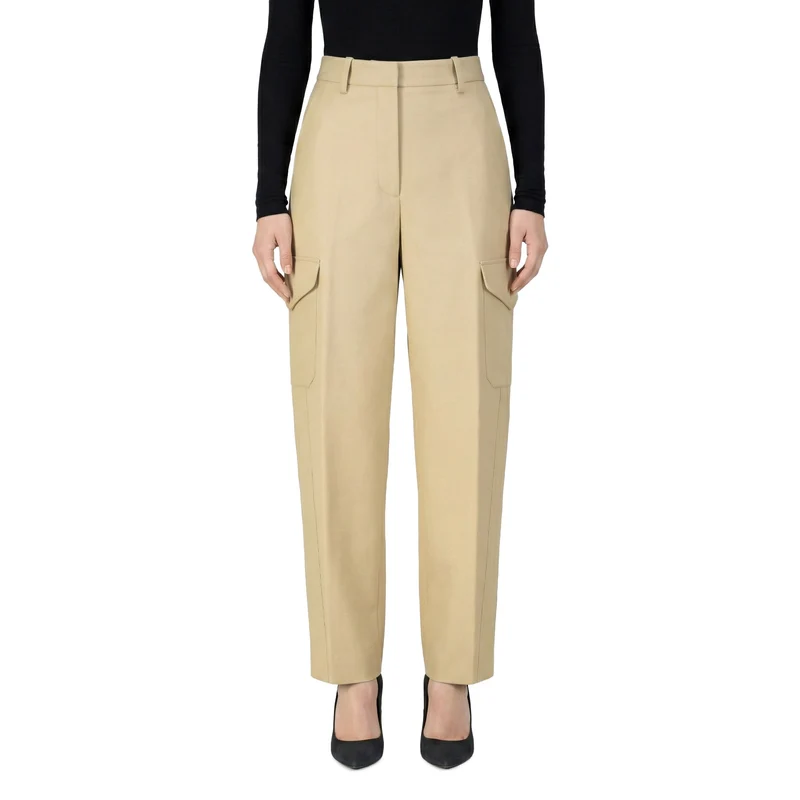 Stoffhose im Cargo-Stil