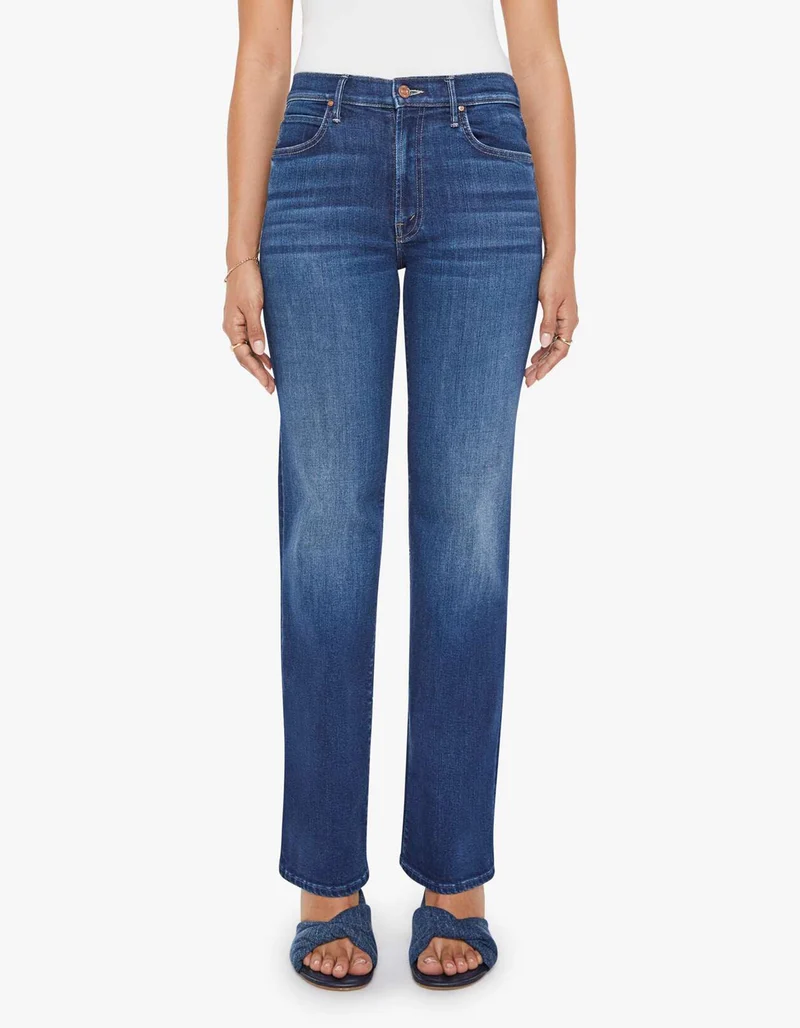 High-Waist Straight-Leg Jeans Lil Kick It