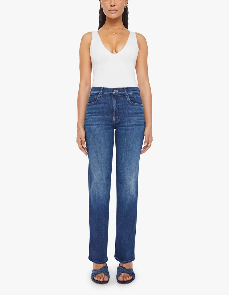 High-Waist Straight-Leg Jeans Lil Kick It