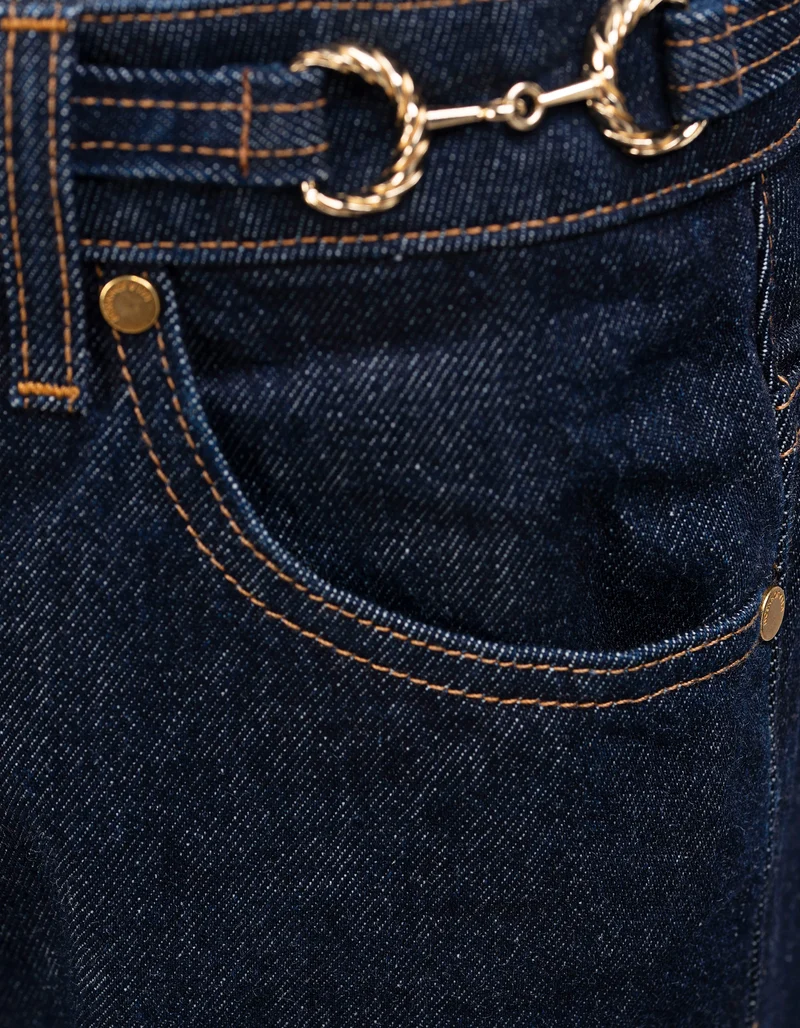 Straight Leg Jeans The Agatha Pintuck