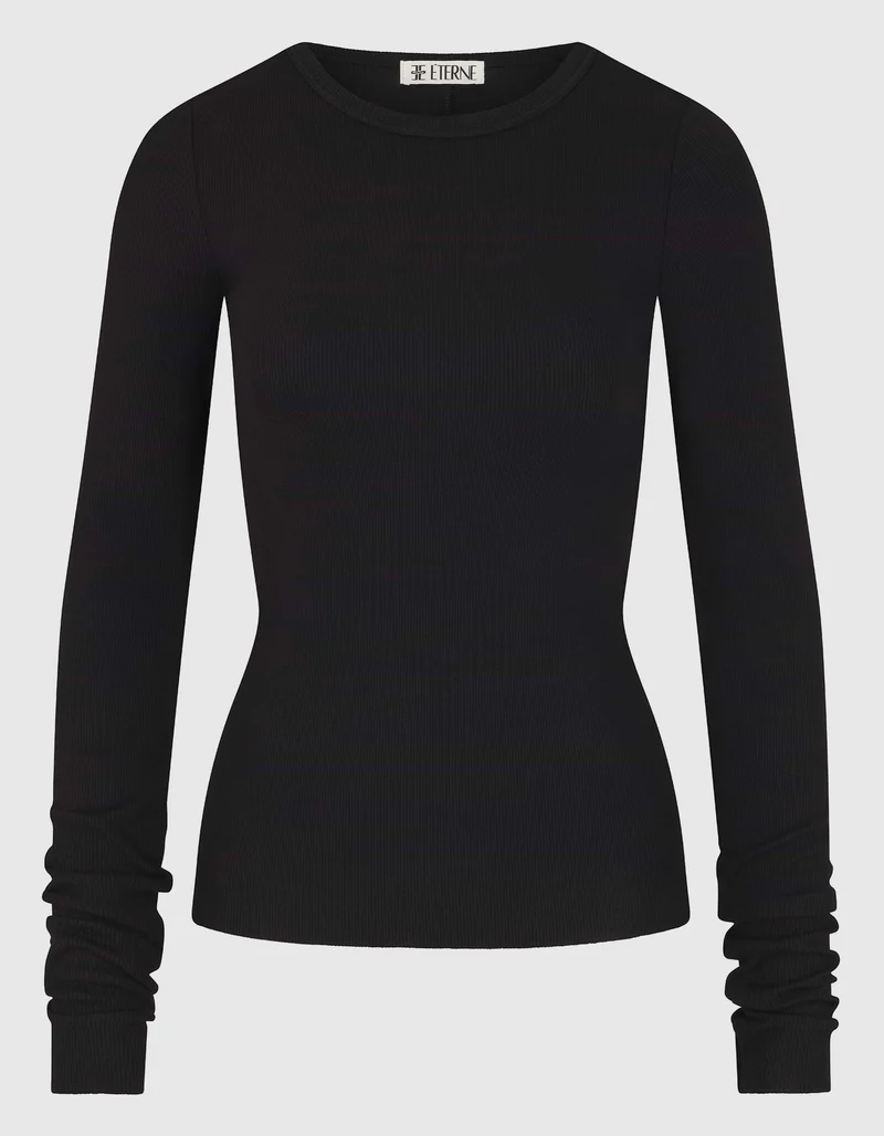 Geripptes Longsleeve