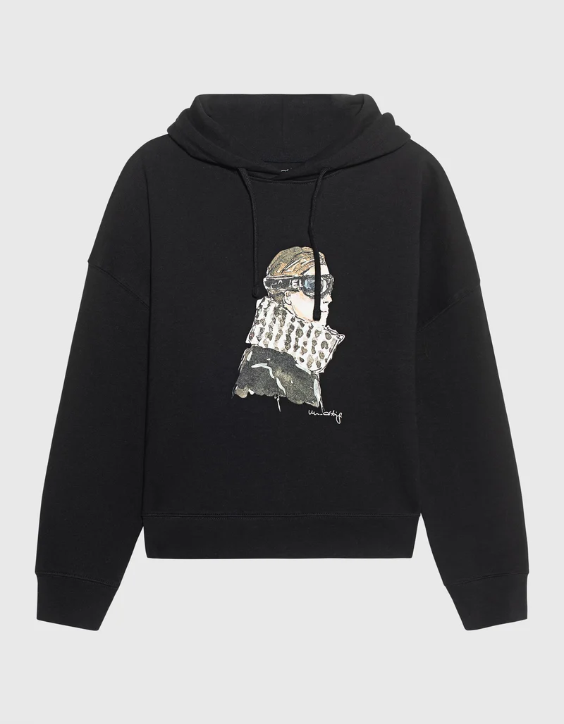 Bedruckter Oversize Hoody