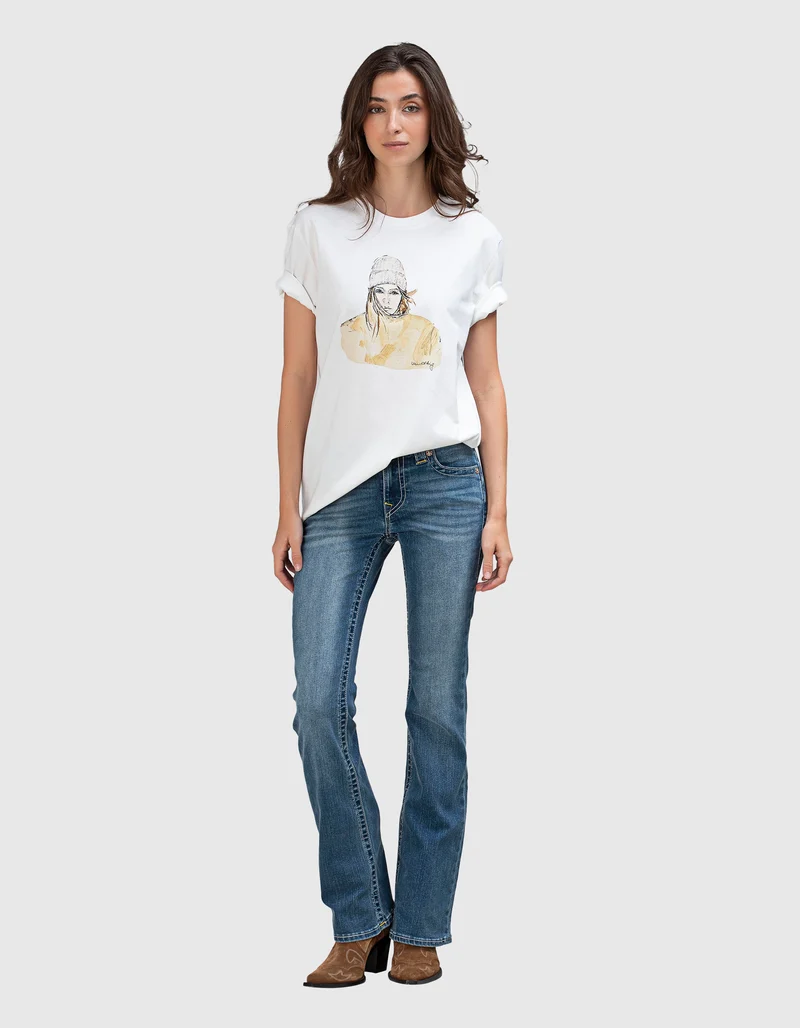 Bedrucktes Oversize T-Shirt Iconic