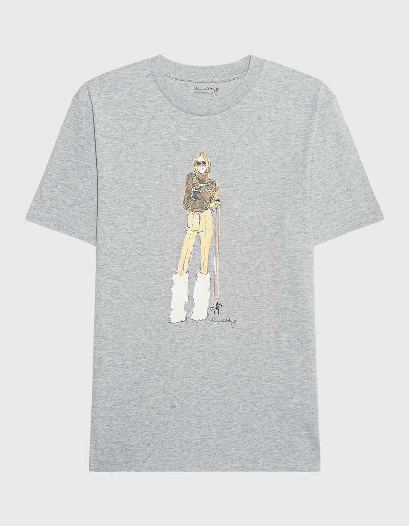 Bedrucktes Oversize T-Shirt Iconic Piste