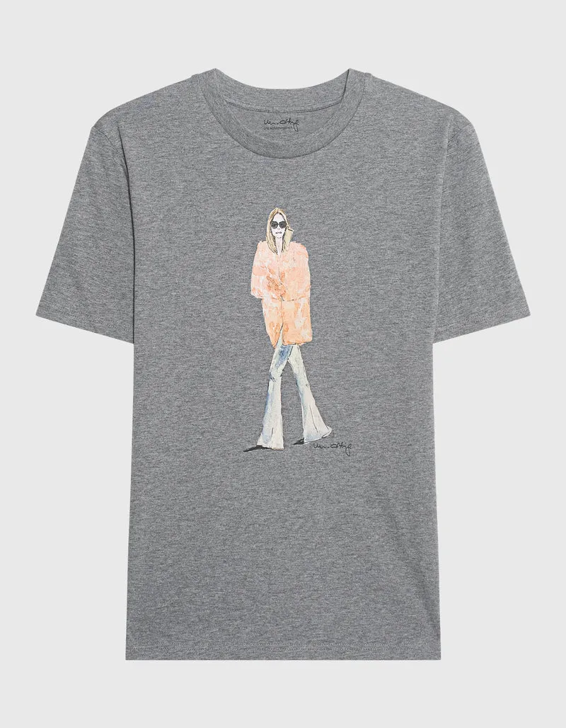 Bedrucktes Oversize T-Shirt Iconic