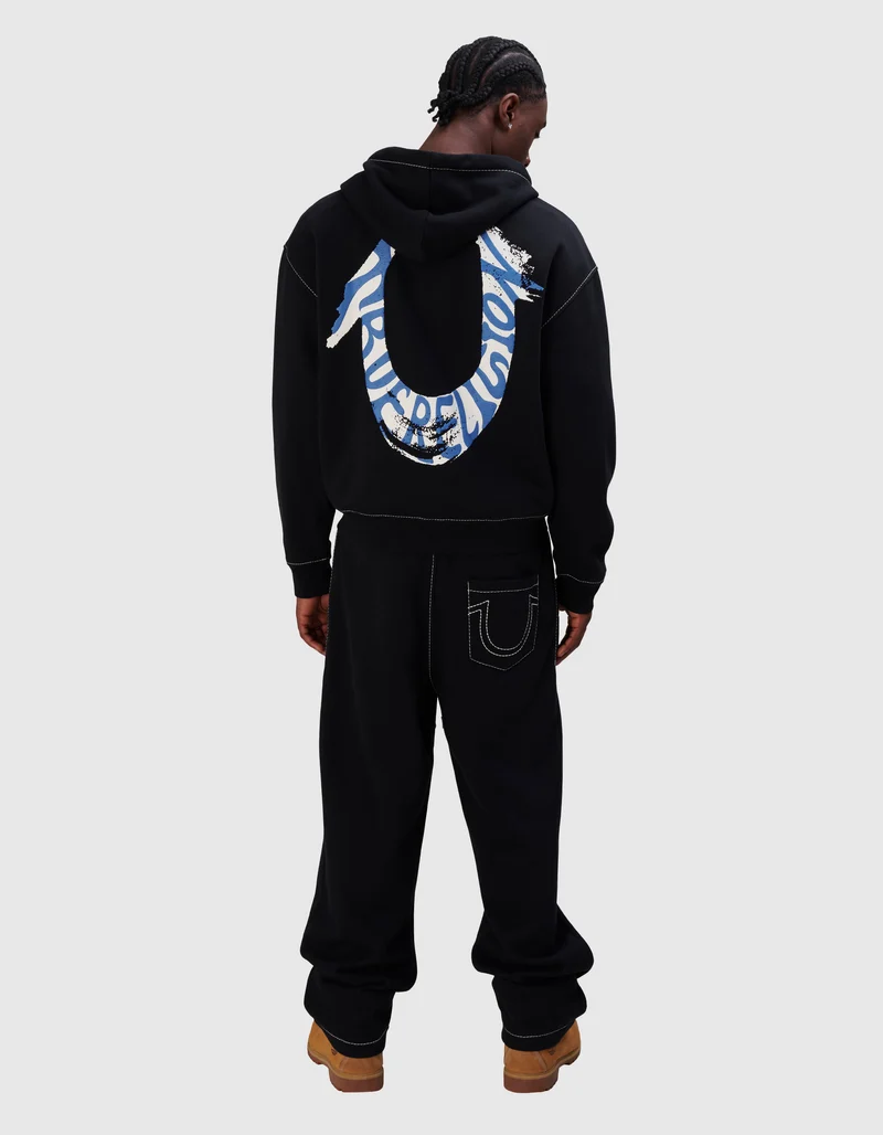 Weite Jogginghose HS Paint Baggy mit Print