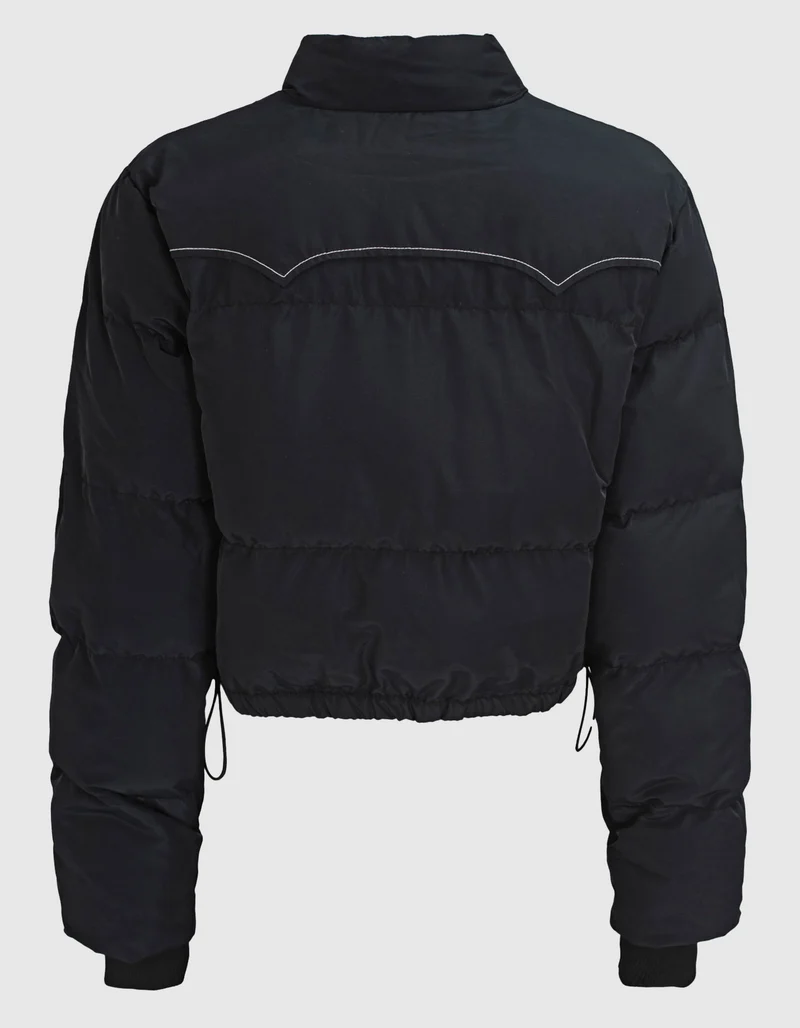 Cropped Puffer-Jacke