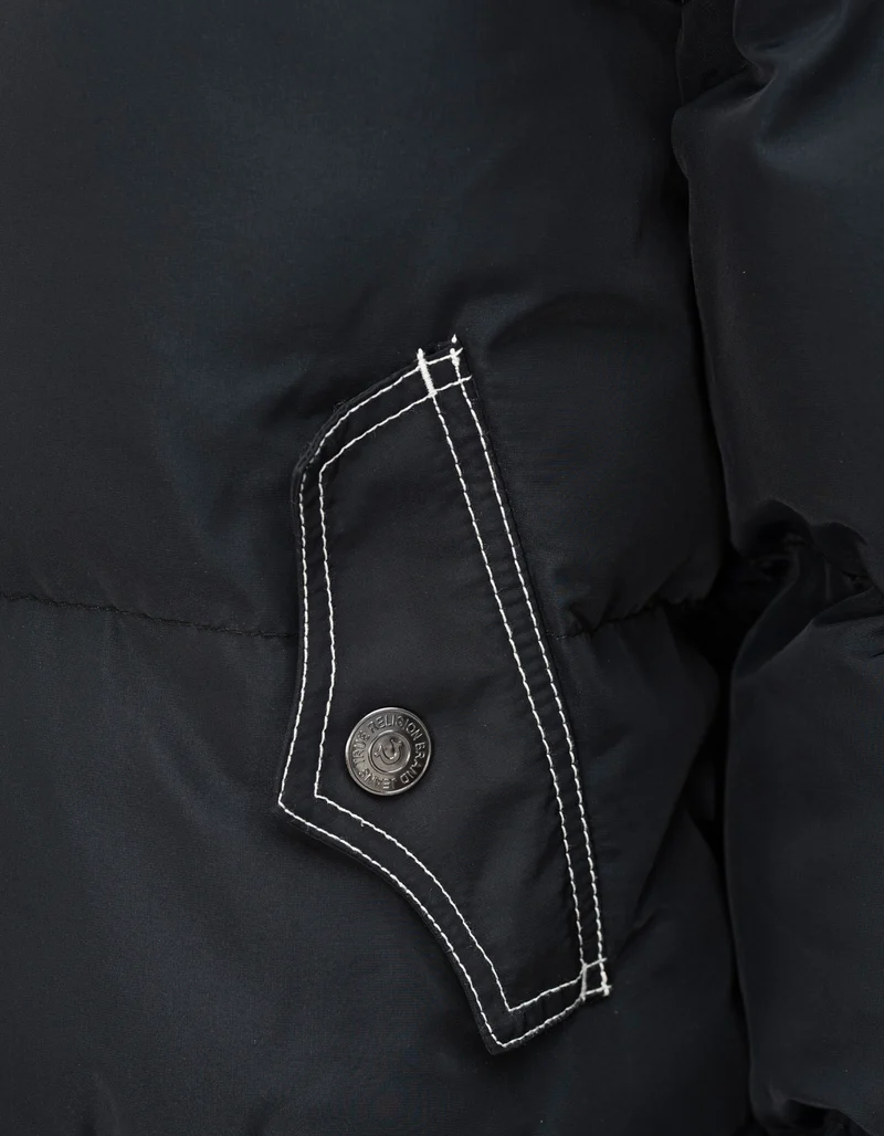 Cropped Puffer-Jacke