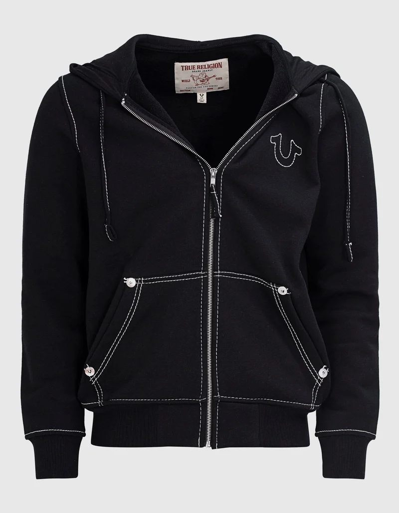 Bedruckter Zipper-Hoodie Big T