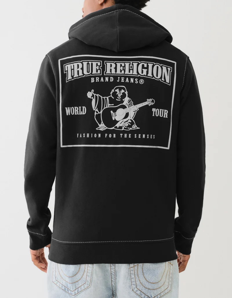 Bedruckter Zipper-Hoodie Big T
