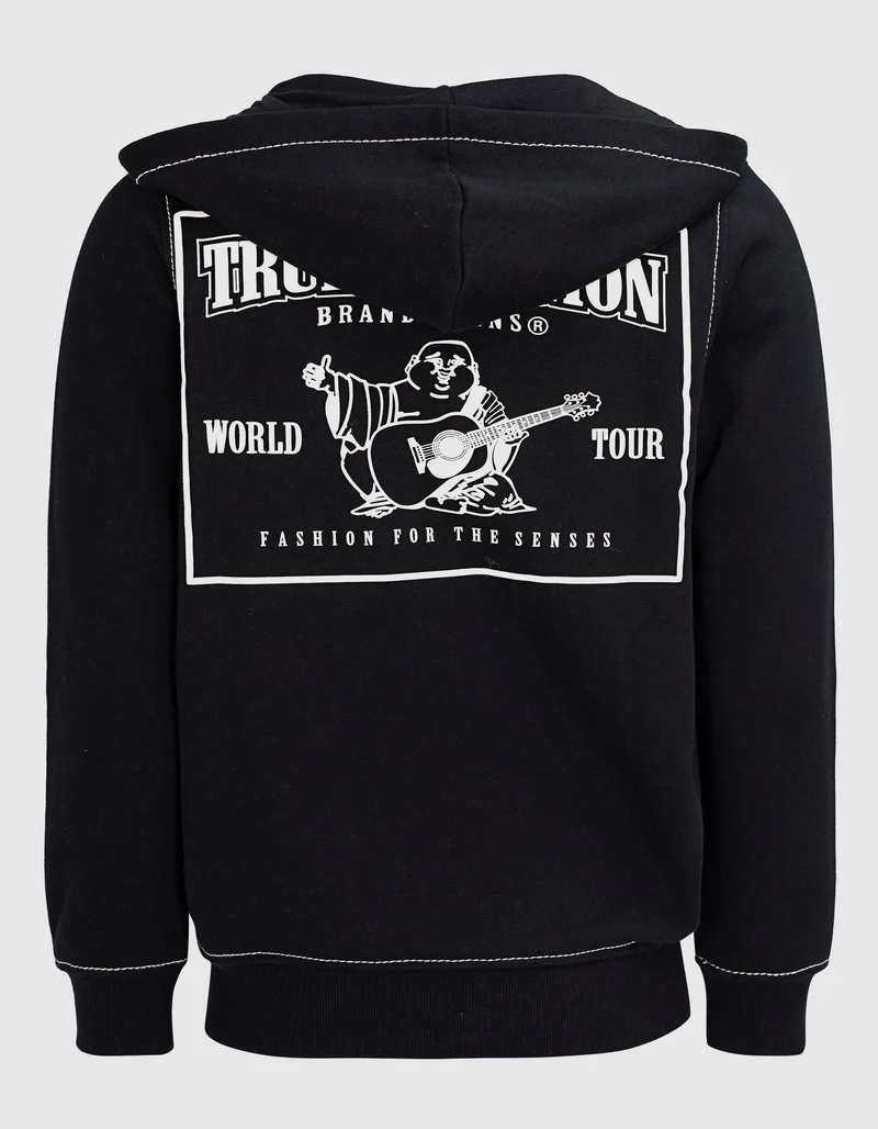 Bedruckter Zipper-Hoodie Big T
