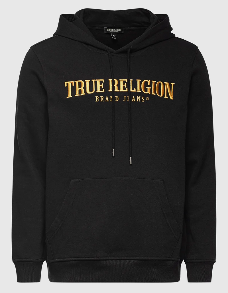 Bedruckter Hoodie Arch Logo Jet
