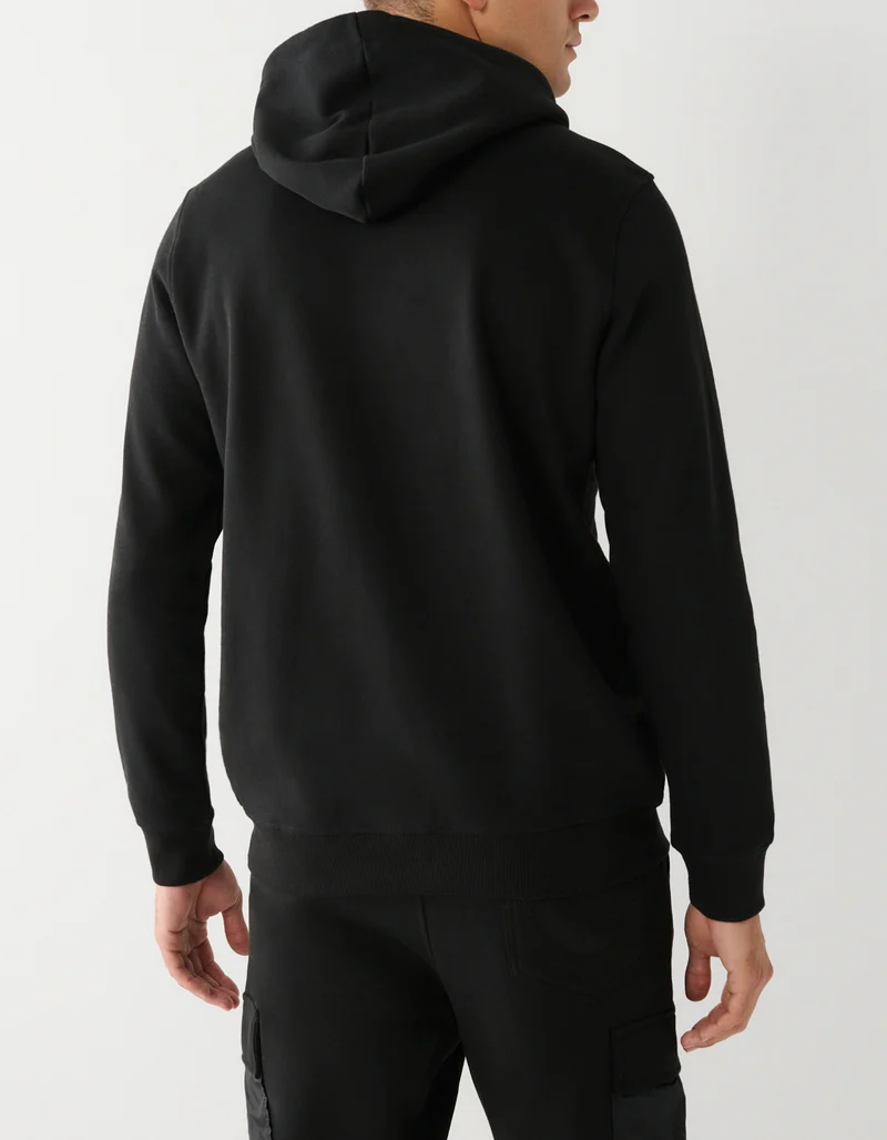 Bedruckter Hoodie Arch Logo Jet