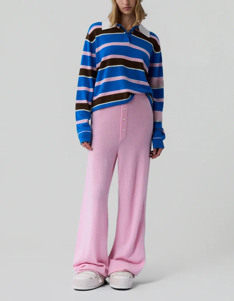 Wide-Leg Kaschmir-Hose Everywear