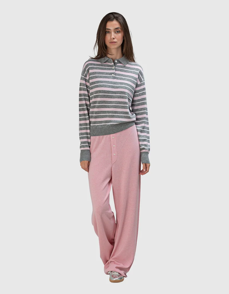 Wide-Leg Kaschmir-Hose Everywear