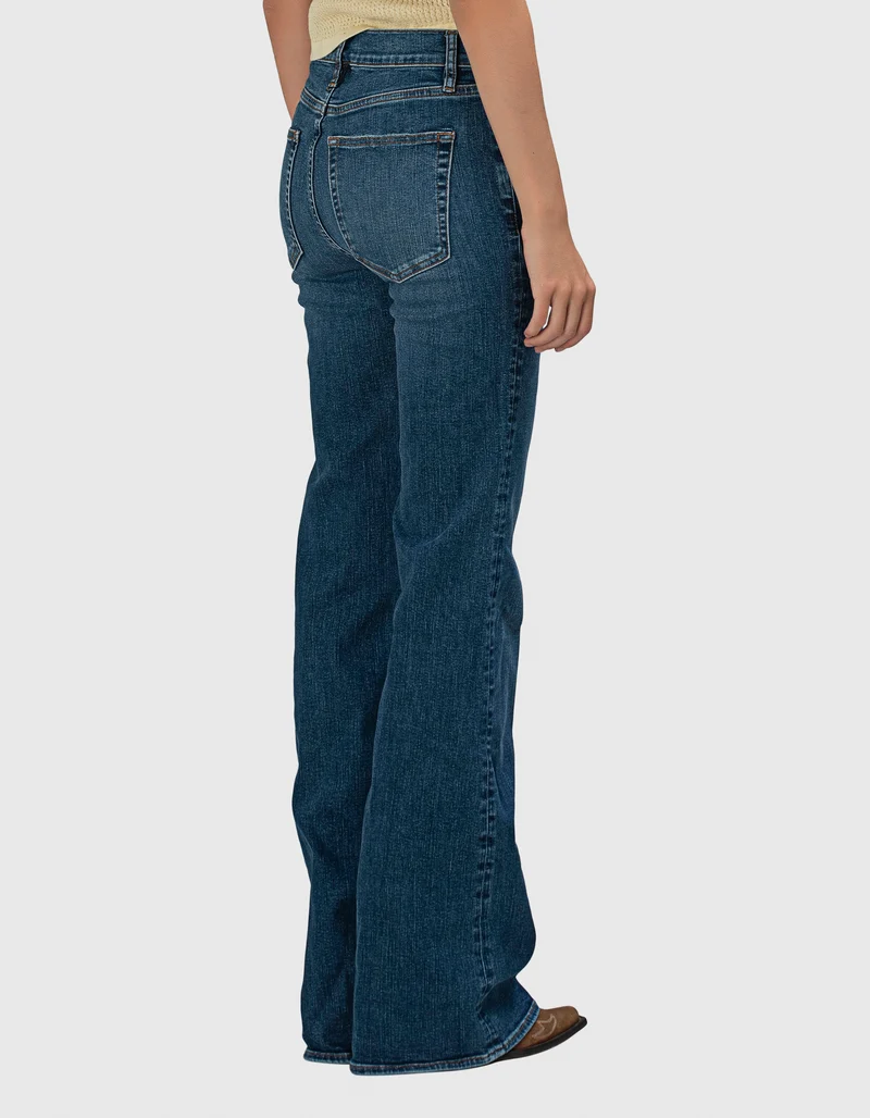 Mid-Rise Flare-Leg Jeans The Icon Long