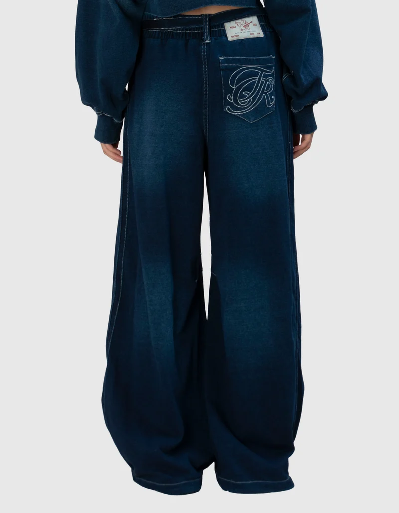 Barrel Sweatpants mit Bindegürtel