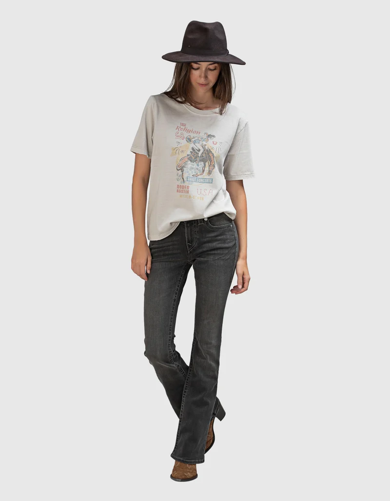 Bedrucktes Baumwoll-T-Shirt Rodeo