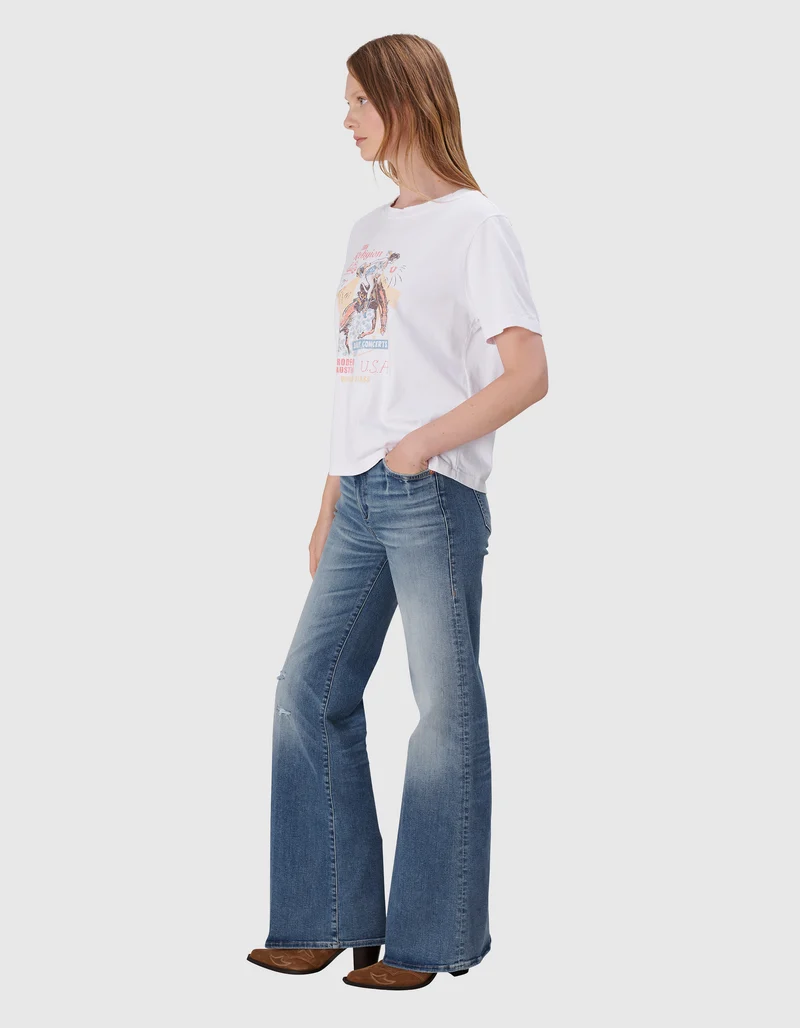 Bedrucktes Baumwoll-T-Shirt Rodeo
