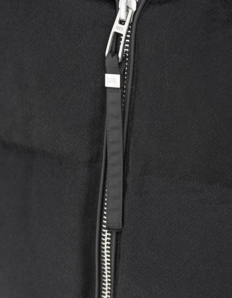 Material-Mix Daunen-Jacke Heka