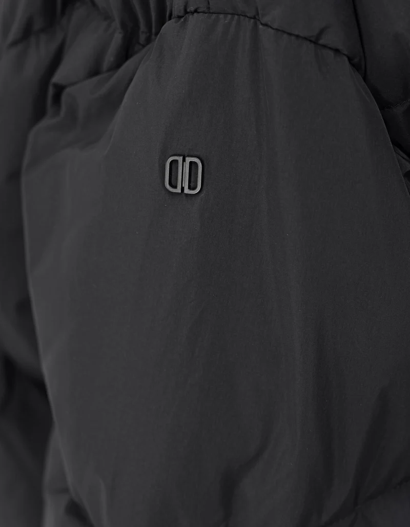 Oversize-Daunen Jacke mit Kapuze