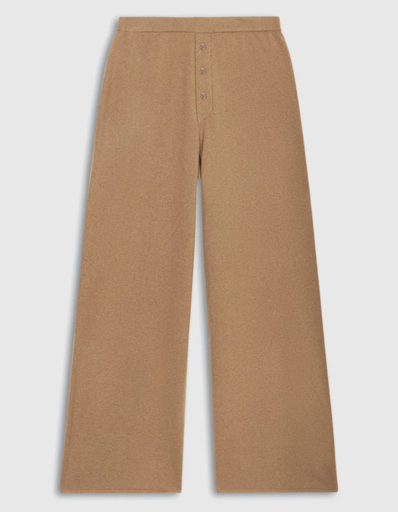Wide-Leg Kaschmir-Hose Everywear