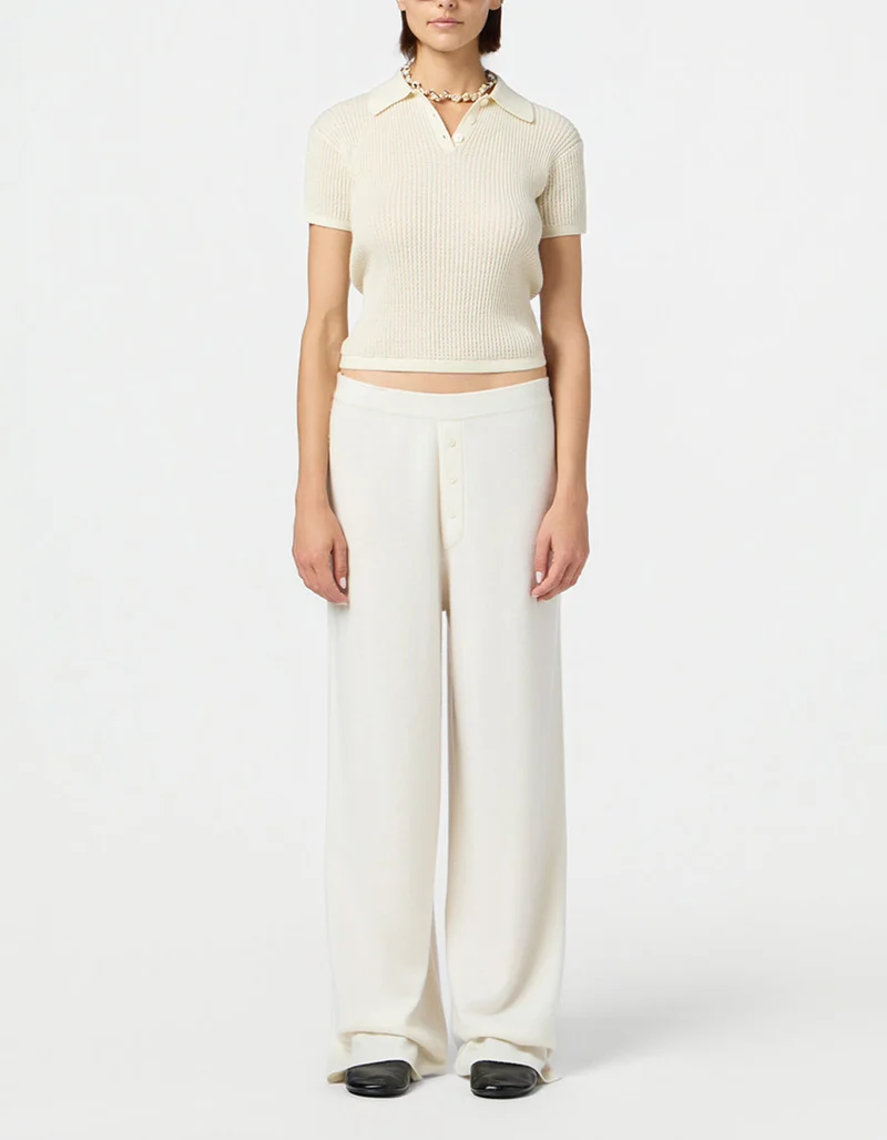 Kaschmir-Polo-Shirt Shrunken