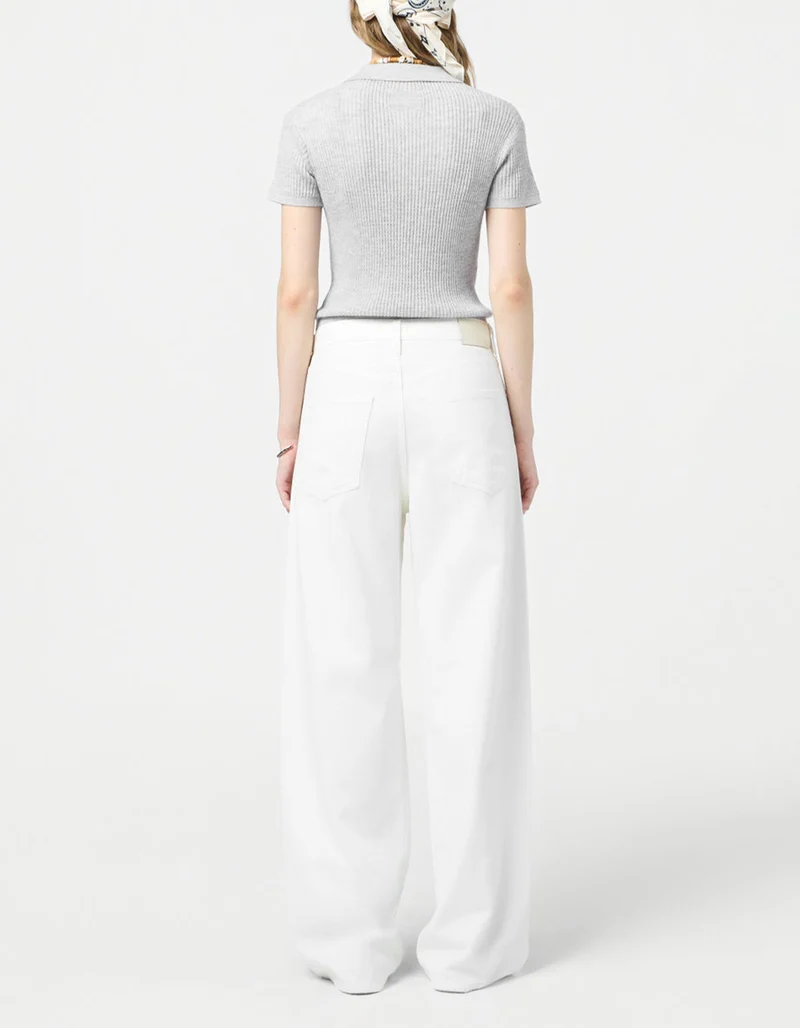 Kaschmir Polo-Shirt Shrunken