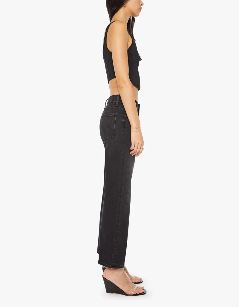 Mid-Rise Straight-Leg Jeans Rambler Zip Flood