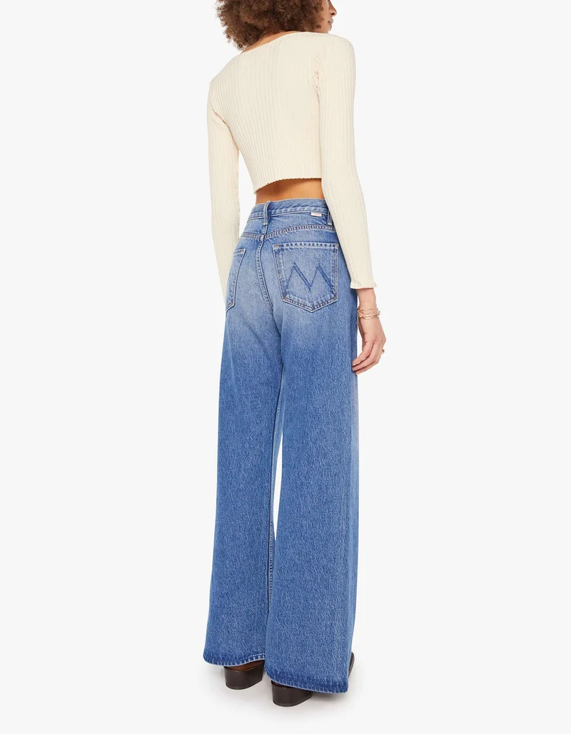 High-Waist Wide-Leg Jeans SNACKS! The Lemon Twist