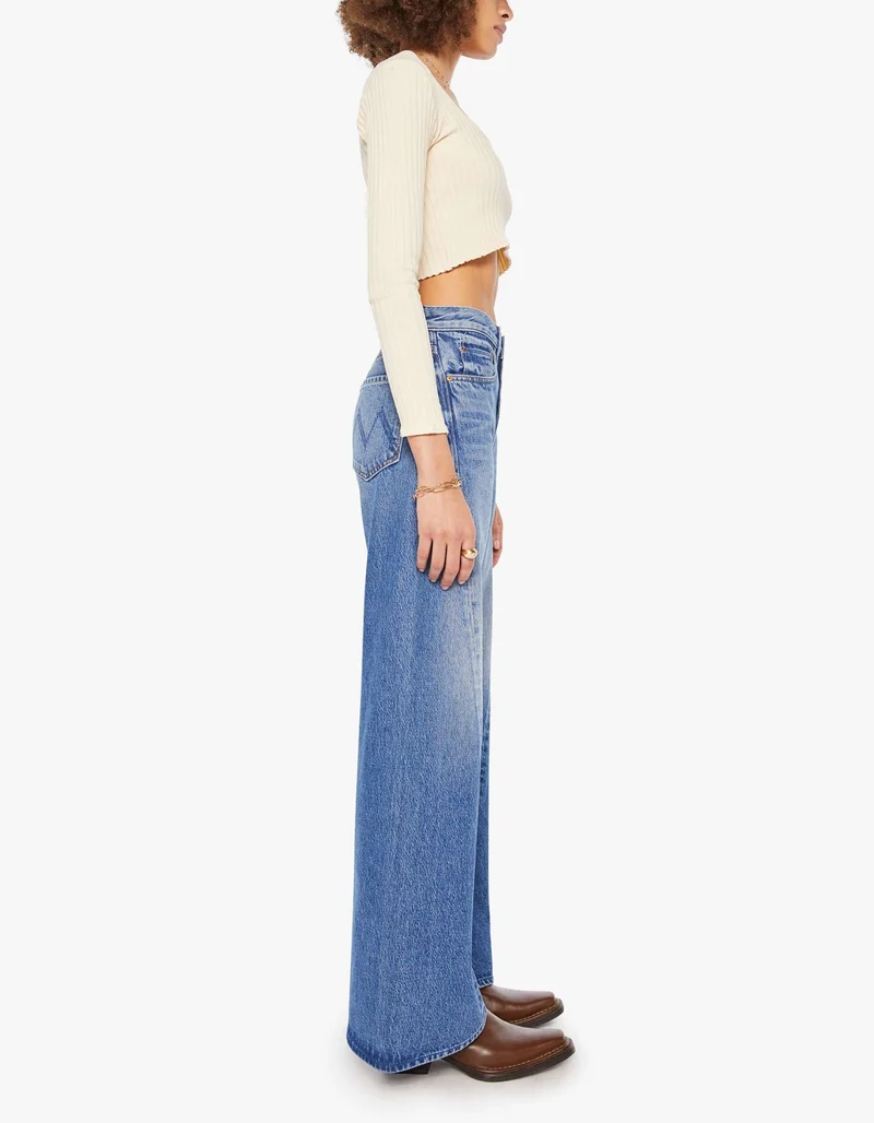 High-Waist Wide-Leg Jeans SNACKS! The Lemon Twist