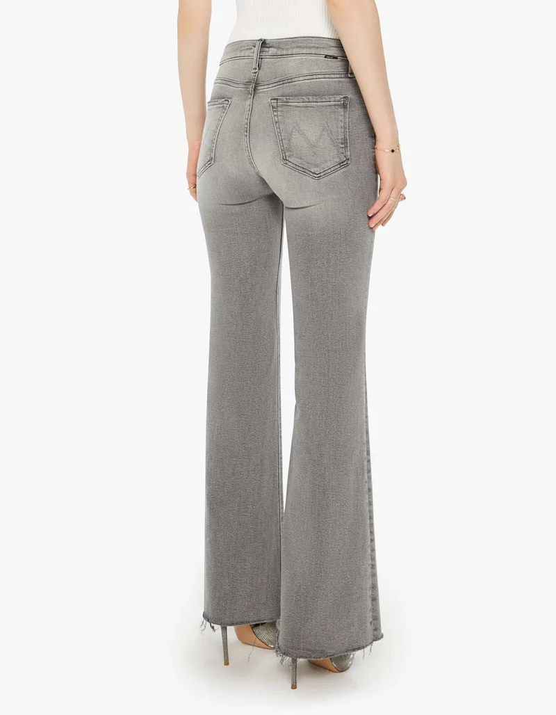 Flared-Leg Jeans The Doozy Sneak Fray