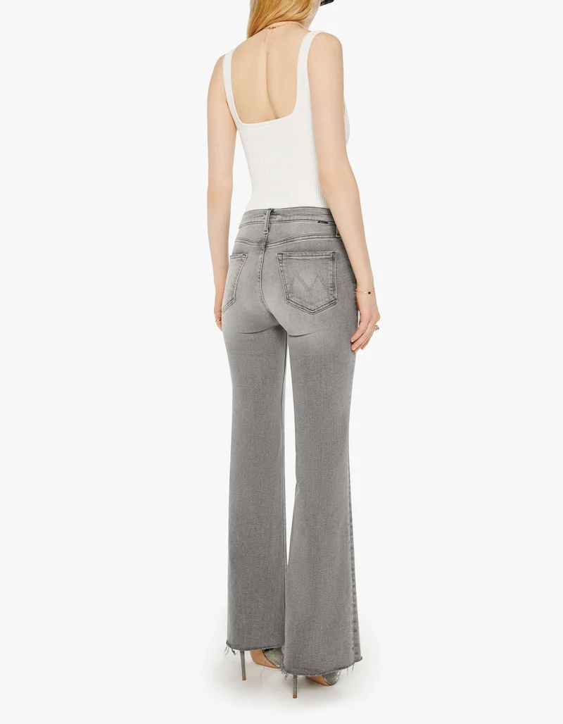 Flared-Leg Jeans The Doozy Sneak Fray